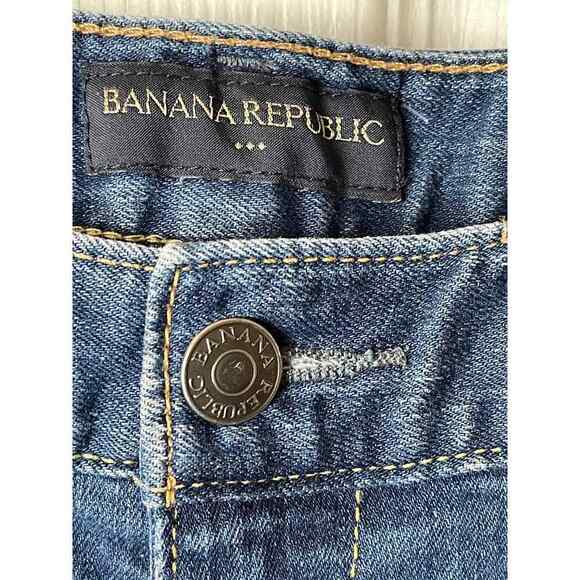 Banana Republic Factory Cropped Cuffed Jeans Size 29/8R - Picture 5 of 9